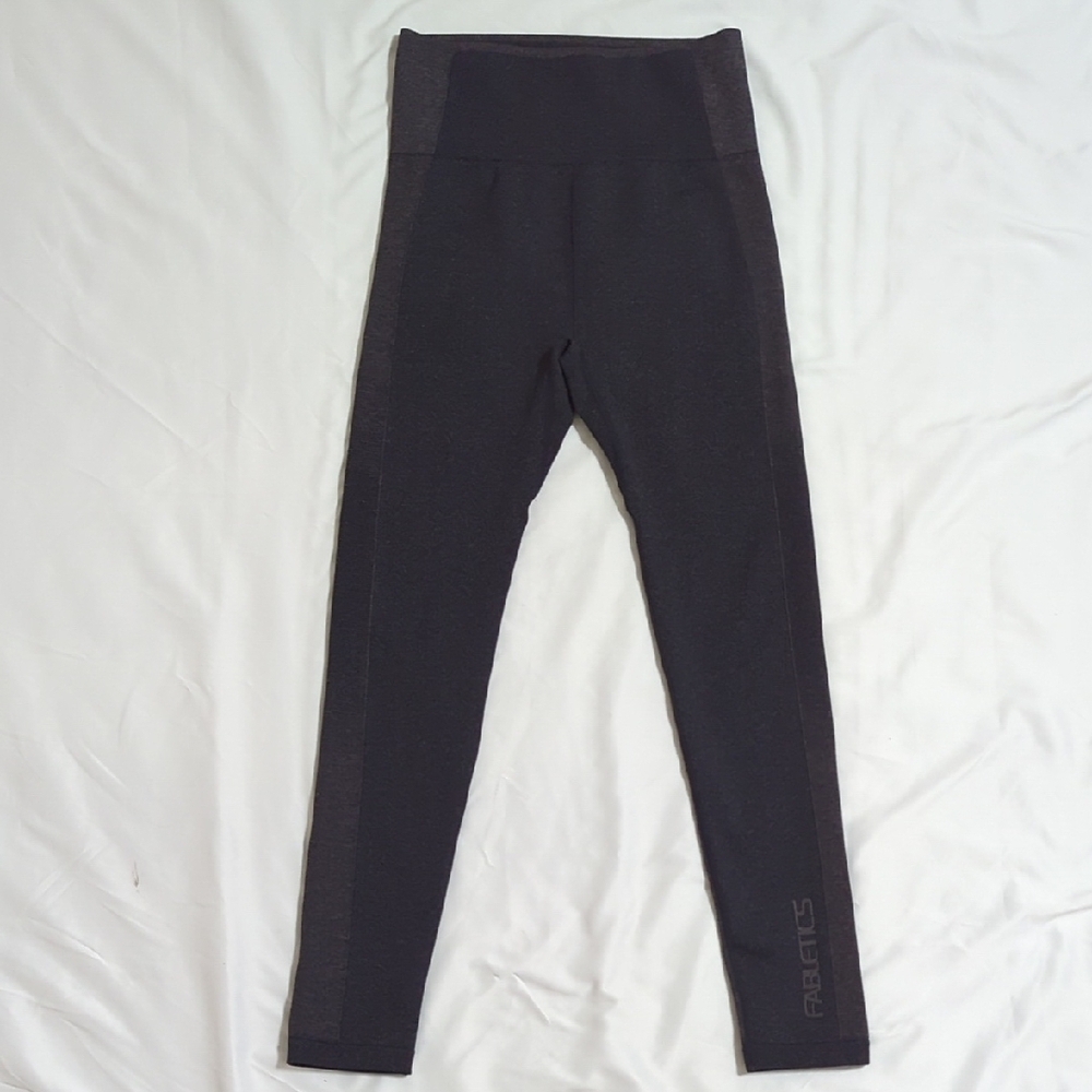 Fabletics 7/8 High Rise Leggings, Color Gray Size M